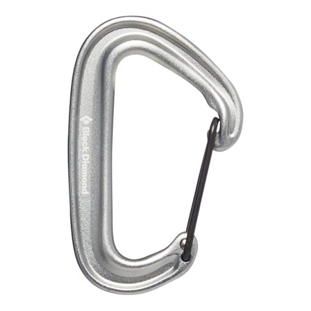 Black Diamond MiniWire Carabiner Mountaineering equipment Grey OneSize