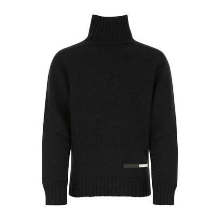 Oamc, Turtlenecks Zwart, Heren, Maat:M