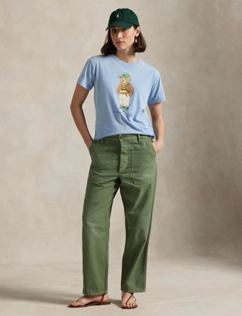 Polo Ralph Lauren Polo Bear Cotton Jersey Tee - Blue - S