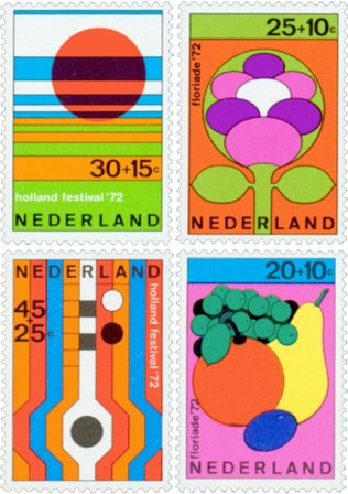 Holland 1972 - NVPH 1003-1006 - Postfrisk