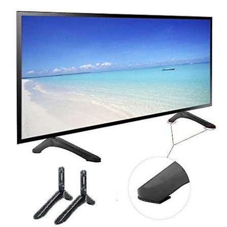 Universal Sort Tv-Stativ Base Mount Holder Til 32-65 Tommer Lcd Tv