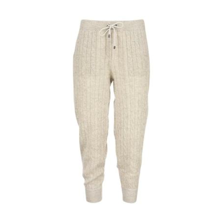 Brunello Cucinelli sparkling cable knit Bukser inbo, Dame Joggingbukser