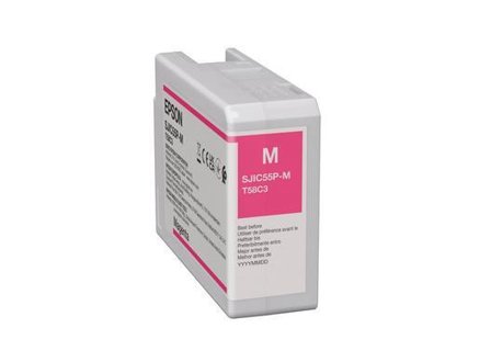 Epson SJIC55(M): Ink cartridge for ColorWorks CW-D6500/D6000 (Magenta)