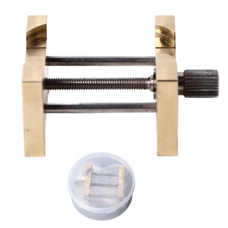 Vendbart metall urverksholdersett stor størrelse 2-i-1 klokkereparasjonsverktøy