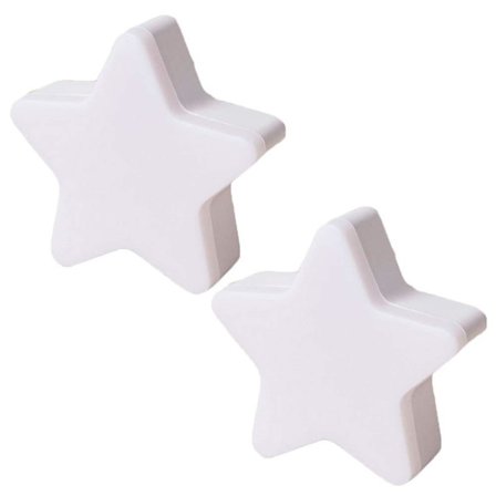 2 stk. natlys til børn baby natlys stikkontakt led natlampe blødt lys gave