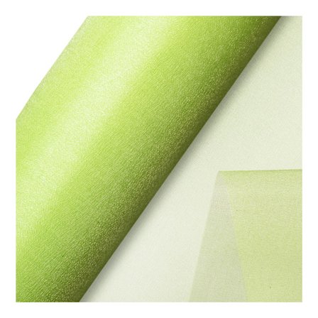 Club Green Organza 10 meter snövoile rulle 10 meter lime