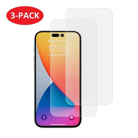 3-PACK - iPhone 14 Pro MAX Skärmskydd i härdat glas