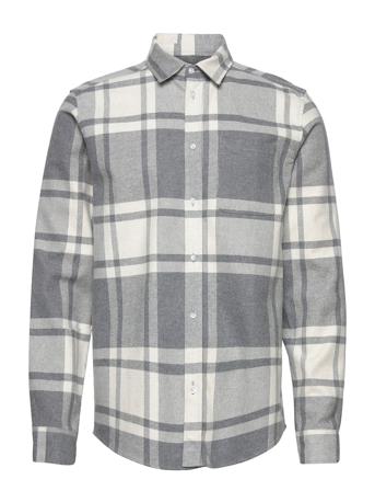 Jeremy Check Flannel Shirt Skjorta Casual Multi/mönstrad Les Deux