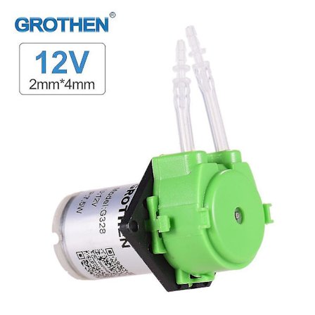 GROTHEN DC 12V Doseringspumpe Peristaltisk Pumpe Mini Vand Væske Peristaltisk Doseringspumpe Doseringspumpehoved Pumpe
