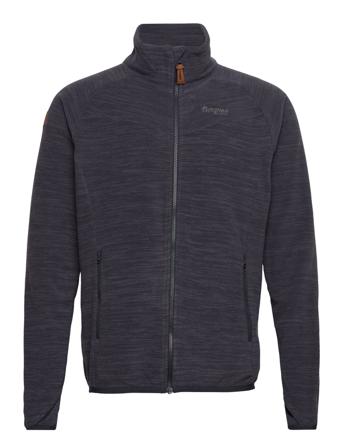 Hareid Fleece Jacket Nohood Sweatshirts & Hoodies Fleeces & Midlayers Blå Bergans