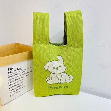 Knit Handbag Knot Wrist Bag 2 2