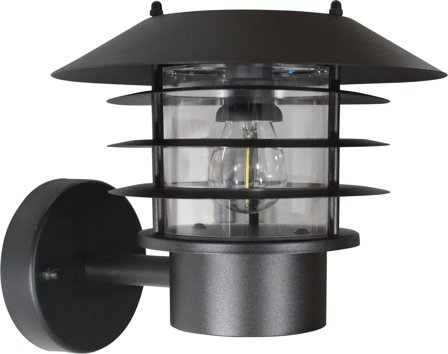 Gelia Furuliden Vegglampe 3,7 V Svart, Belysning