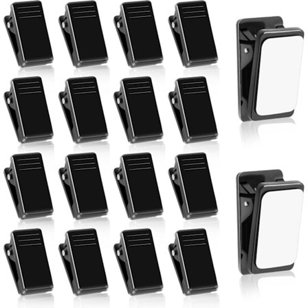 20 st Självhäftande Clips Vägg Gobeläng Clips Klibbiga Clips Plastfotoklämmor Hängande Fjäderklämmor Kompatibla med Affischfoto