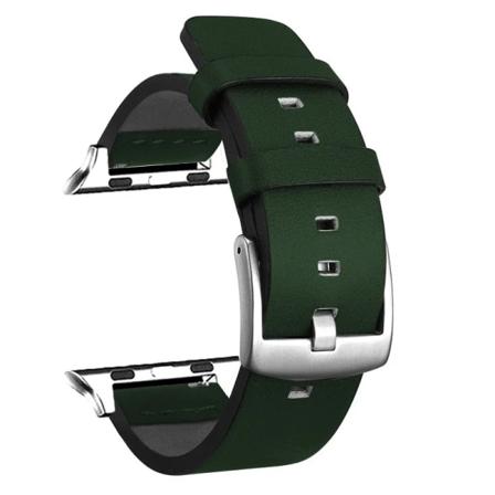 Äkta läderrem för Apple Watch Ultra 2 Band 49mm 9 8 7 45mm 41mm Högkvalitetsrem för IWatch Series 6 SE 5 4 44mm 40mm darkGr-S 42mm 44mm 45mm 49mm