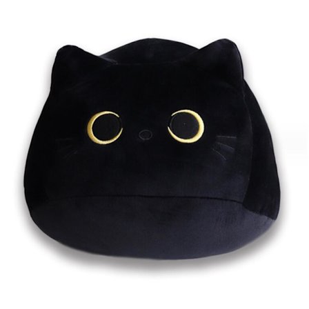 Sort Kat Plyslegetøj Sort Kat Pude