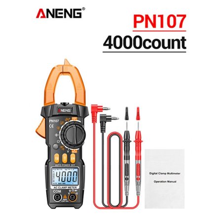 Digital Clamp Meter Smart Multimeter ORANGE ORANGE