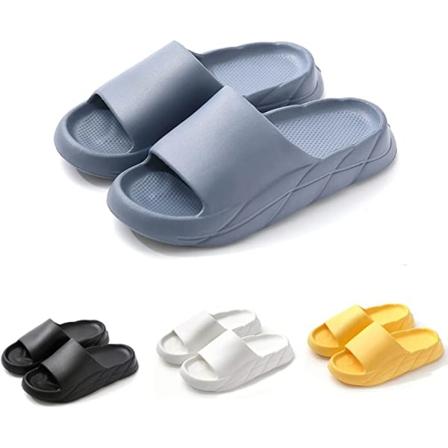 Tynypillit Naisille ja Miehille Pilvi Slippers Ei Liukastu Nopeasti Kuivuva Kylpyhuoneen Suihkuslippersit, Avoin Varvas Pehmeät Paksu Slippersit (
