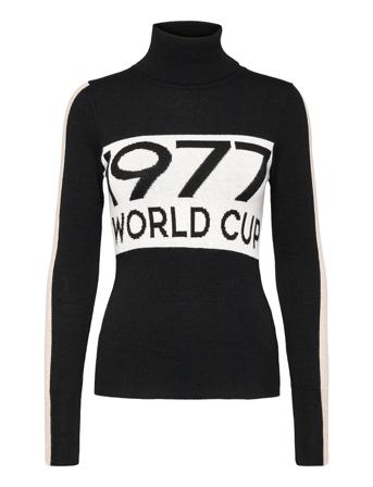 Worldcup Sweater Women Turtleneck Rullekravetrøje Sort We Norwegians