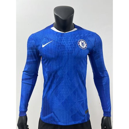 25-26 Chelsea F.C. Hjemme Langærmet Spiller Fodbold T-shirt S-3XL
