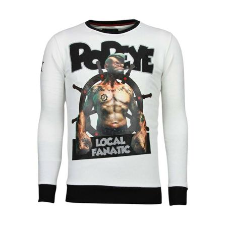 Local Fanatic - Tröjor - Vit - Herr - Storlek: 2xl, Herr, Storlek: 2XL