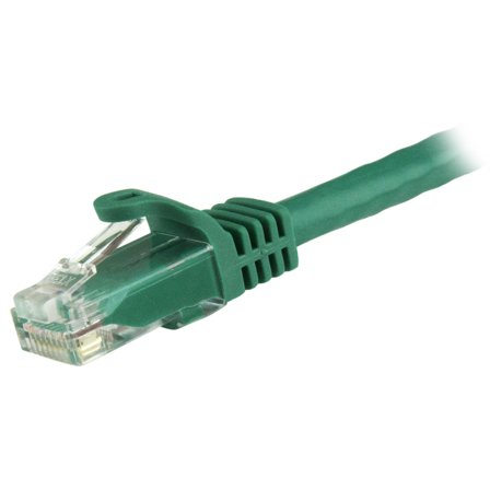 StarTech 1.5m CAT6 Ethernet Cable, 10 Gigabit Snagless RJ45 650MHz 100W PoE Patch Cord, CAT 6 10GbE UTP Network Cable w/Strain Relief, Green, Fluke