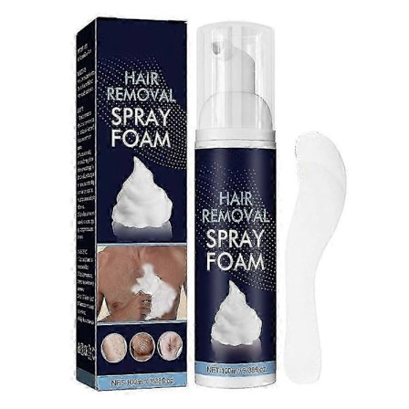 Karvanpoistosuihke miehille kivuton intiimialueelle kasvoille käsivarsille jaloille kainaloihin 150 ml