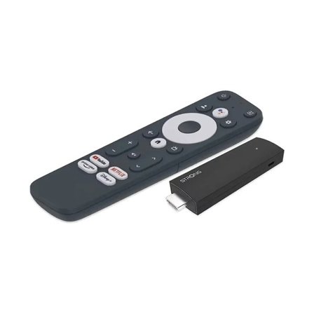 Stærk Wi-Fi 4K Google TV-medieafspiller med Chromecast og Google Assistant