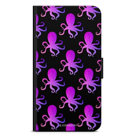 Bjornberry Plånboksfodral iPhone 12 - Bläckfisk Mönster