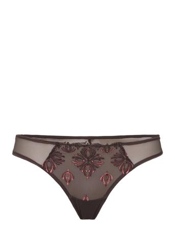 Champs Elysées Tanga Stringtruse Undertøy Brun CHANTELLE*Betinget Tilbud
