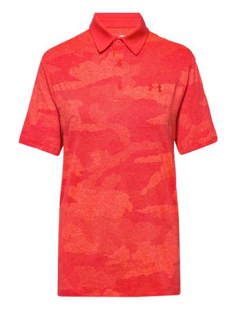 Ua Playoff 2.0 Jacquard Polo Red Under Armour