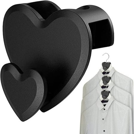 12-Pack - Klädhängare / Krok för Galge - Spara plats i garderob