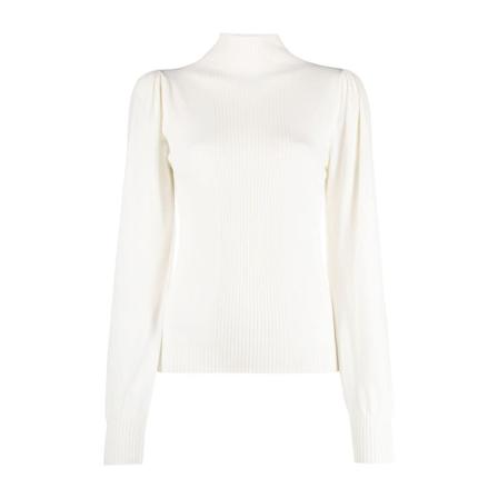 Twinset Turtlenecks vit, Dam Polotröjor, Dam, Storlek: M