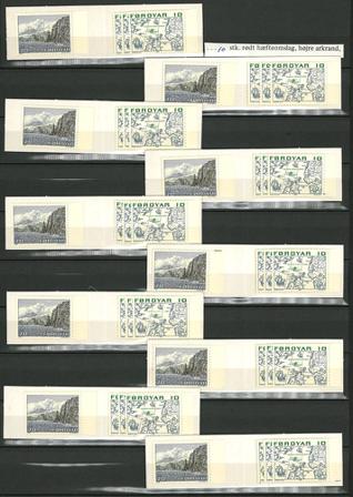 Færøerne - AFA B1Ø - Postfrisk automathæfte