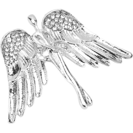 Engel Brosche Pin, Broscher Pin Smykker Sølv Tilføj Yndefuld Legering Varig Farvebevarelse til Slid Tørklæder til Kvinder