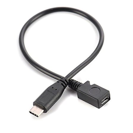 Ladekabel USB Type-C til MicroUSB Adapter Lader Type-C til Micro USB
