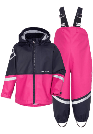 Didriksons Waterman Set Galon Ytterplagg Unisex Rosa 100