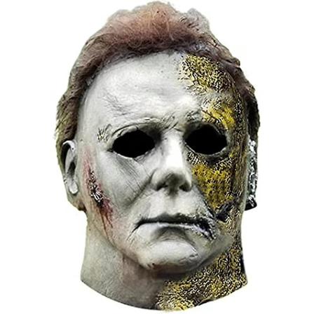 Halloween Michael Myers Horror Latexmaske Deluxe Hodeplagg Karneval Party Kostyme Rekvisitt B