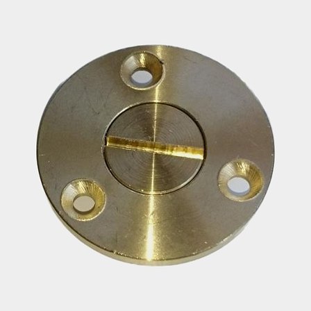 Tapón de achique / tapón de fondo para barco, exterior, latón, Ø45/23 mm, 3/8"