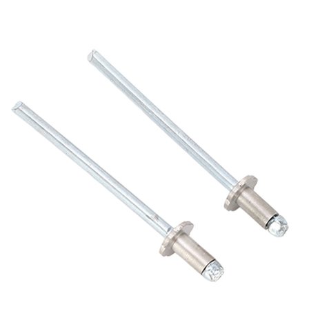 2 stk. Rosettnagler Rustfritt Stål Rosett Popnagler Erstatning for Ford AMC VIN Dørskilt