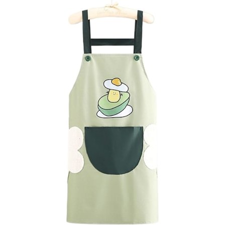 Förkläde Dam Mode Enkelt Hem Kök Matlagningsförkläde Söta Arbetskläder Förkläde