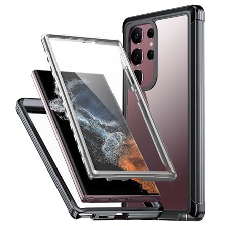 Ultra Full Protection Case Samsung Galaxy S24 Ultra Musta