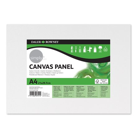 Canvas board Cotton A4