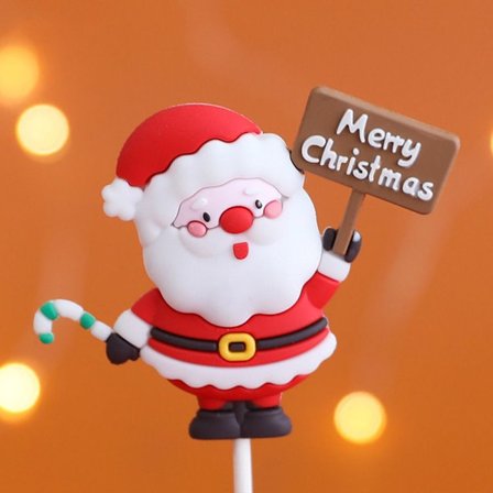 1/5 ST Christmas Cake Toppers God Jul 6 6