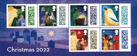 England - Julen 2022 - Postfrisk miniark