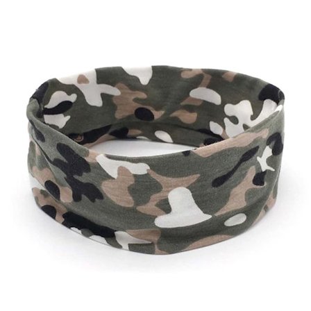 Camouflage Headband Gym Outdoor Sport Camo