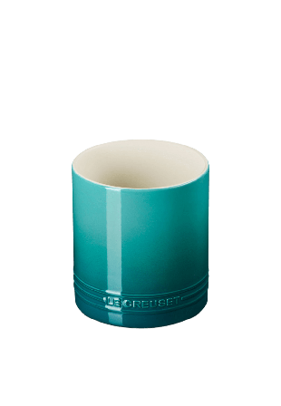 Le Creuset Signature stengods bestick- och redskapskruka 1.1L Bleu Riviera Köksredskap Blå ONESIZE