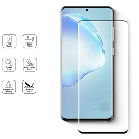 Samsung Galaxy S20 2-PACK Skärmskydd 3D CASE-F 9H 0,2mm HD-Clear