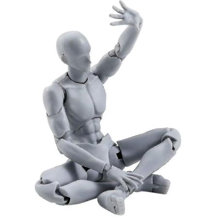 Actionfigur Tegnemodel, Tegnefigurer Til Kunstnere Actionfigur Model Menneskelig Mannequin Mand Kvinde (FMY) 8.3 x 7.2 x 1.6 inches Male