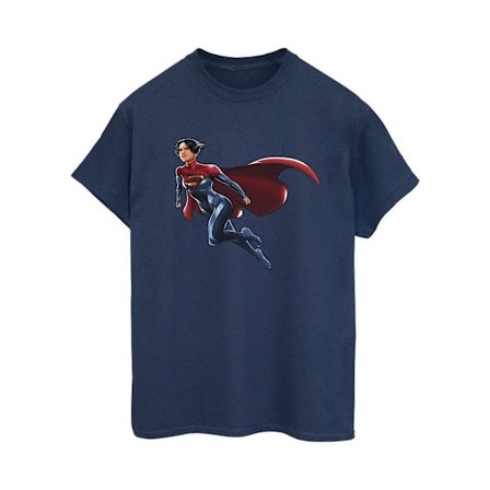 DC Comics Dam/Kvinnor The Flash Supergirl Bomull Boyfriend T-