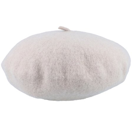 Karl Kani - Beige beret Kapelusz - Signature Light Sand Beret @ Hatstore